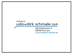 09 Tischlerei Udo und Dirk Schmale