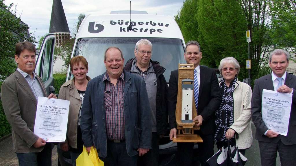 Freuen sich auf die Veranstaltungen an Christi Himmelfahrt: Hans-Werner Stellberg (von links), Sabine Schriever, Axel Funke, Gerhard Kamphausen, Olaf Stelse, Marlen Vedder und Clemens Wieland.© Wilczek